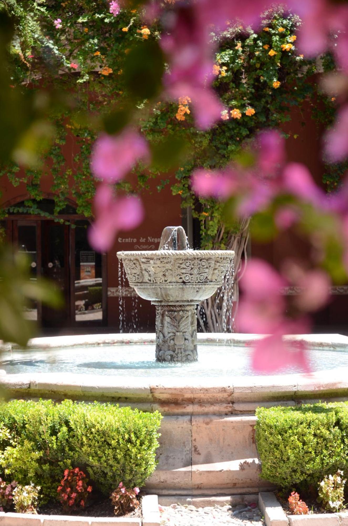 Отель Hacienda Jurica By Brisas Керетаро Экстерьер фото Fountain in the garden of the Centre de Senlis